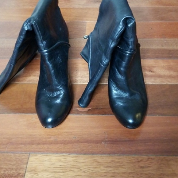 Report soft black leather boota - Picture 6 of 6